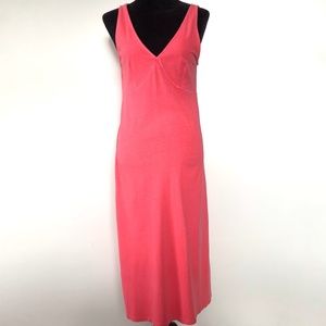 Fresh Produce Dress Size Small Midi Pink Deep V